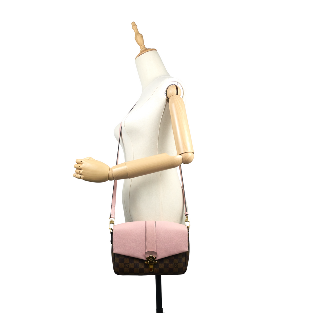 Clapton PM Damier Ebene Canvas Bag