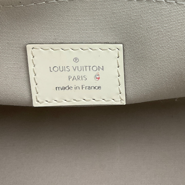 Madelaine White Epi Leather Handbag