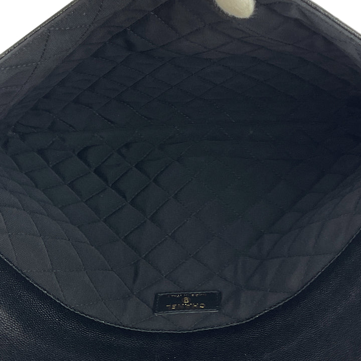 Golden Class O-Case Large Caviar Leather Clutch Bag