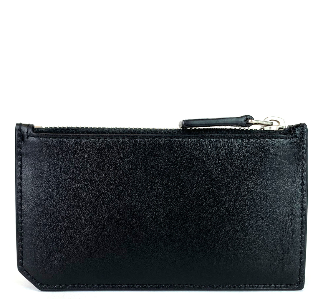 fragments calf leather zip pouch