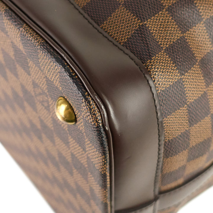 grimaud damier ebene canvas weekender bag