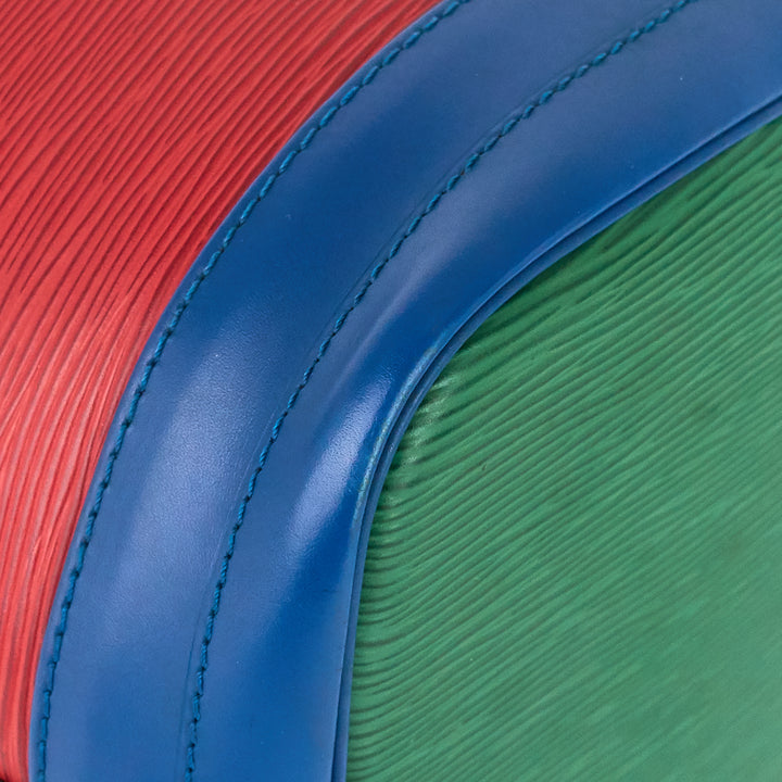 noé large multicolor epi leather bag