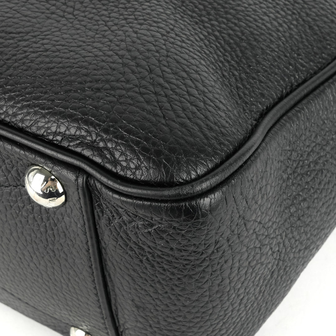 armand taurillon leather messenger bag