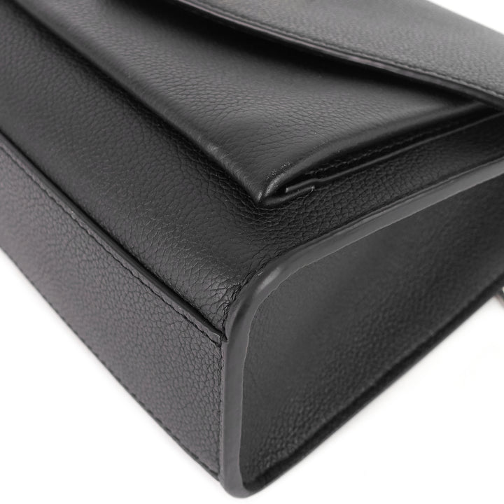 mylockme calfskin leather chain shoulder bag