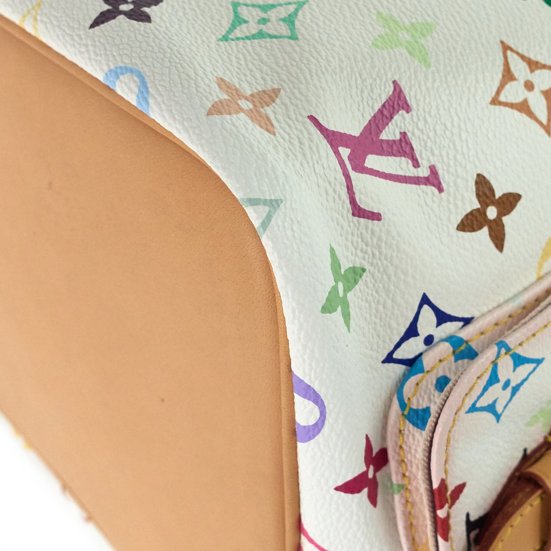 petit noé monogram multicolore canvas bag