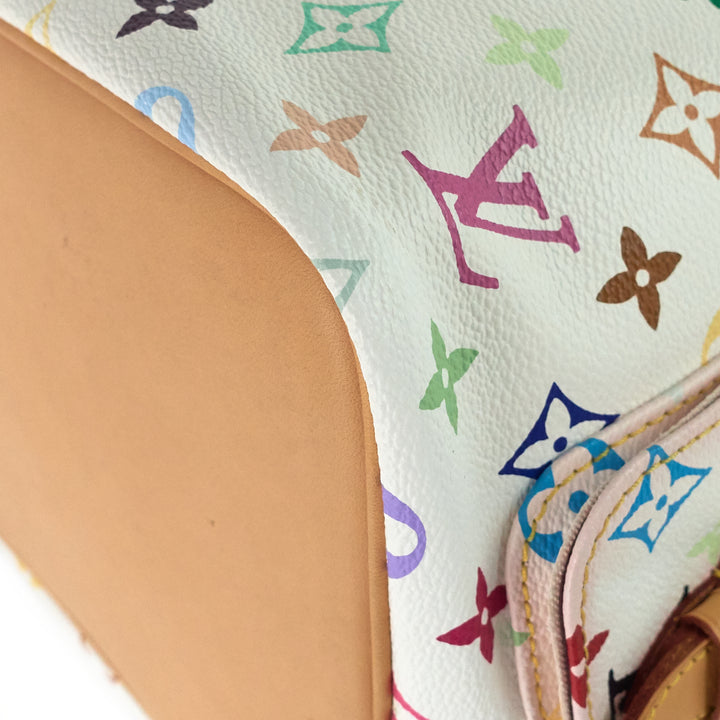 petit noé monogram multicolore canvas bag