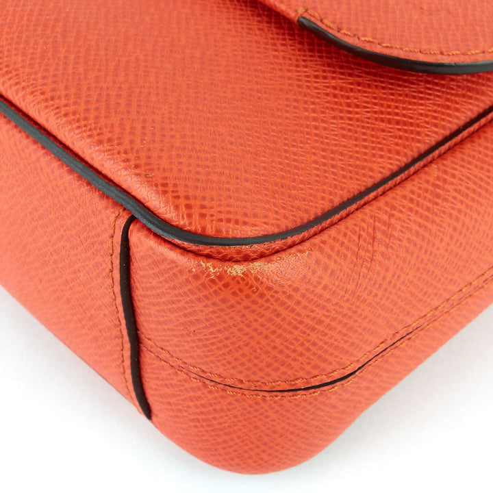 roman pm nm taiga leather messenger bag