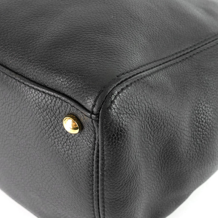 executive cerf xl caviar leather tote bag