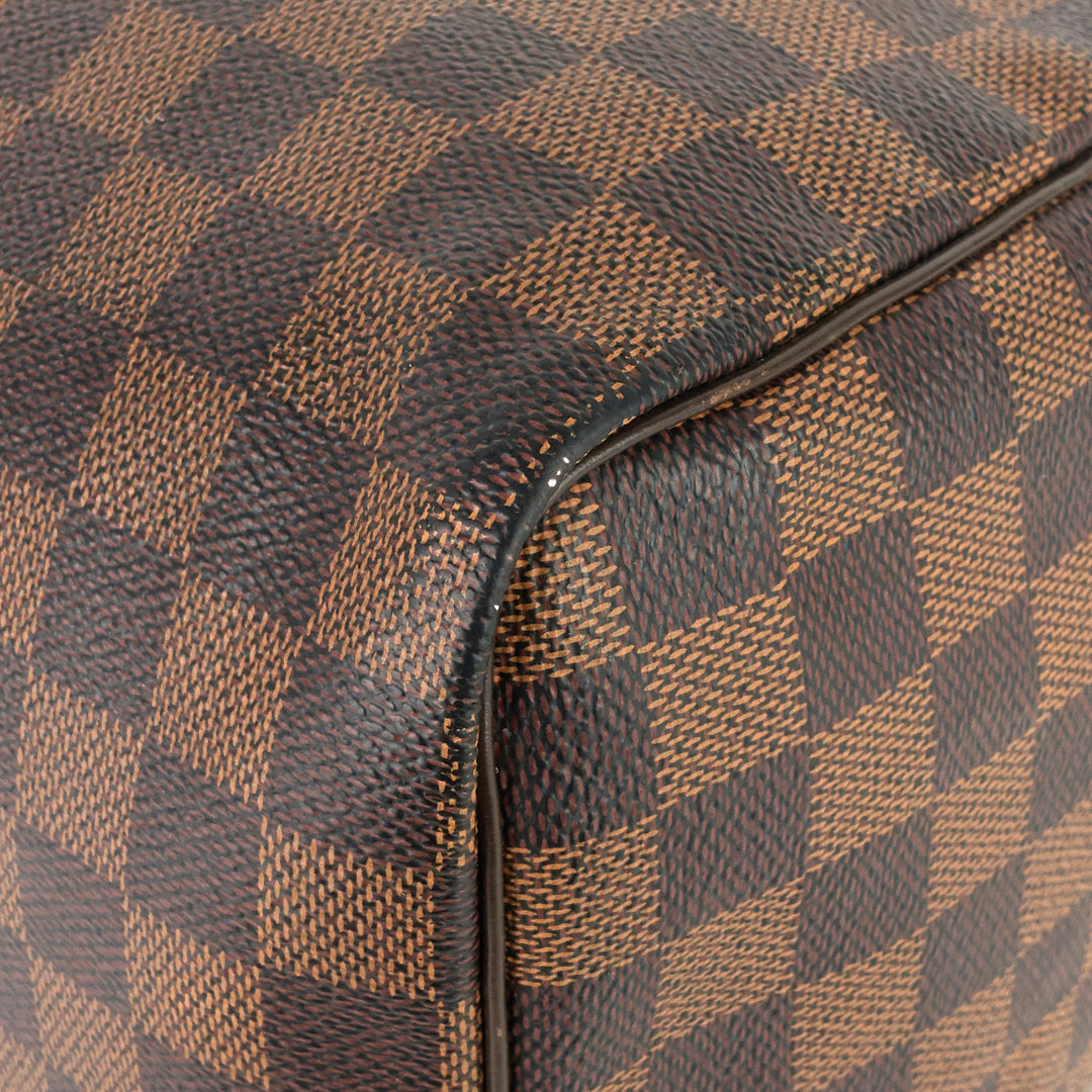 speedy 35 damier ebene canvas bag