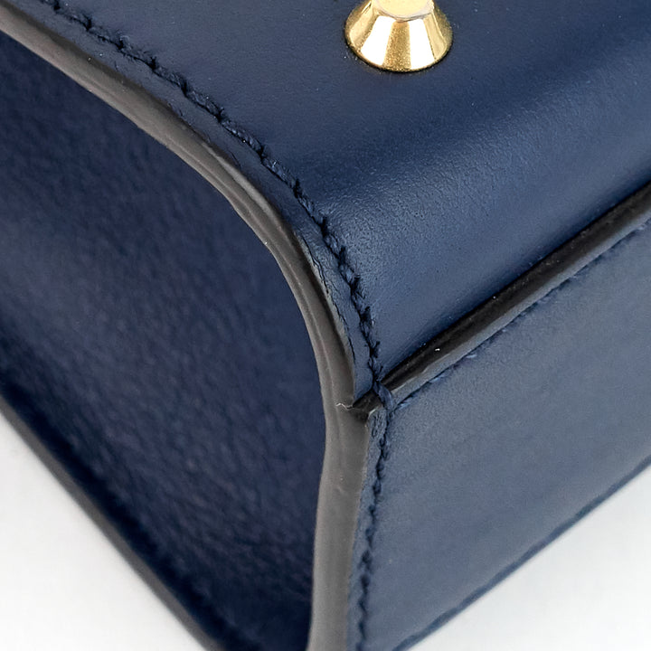 calfskin pearl studded padlock bag