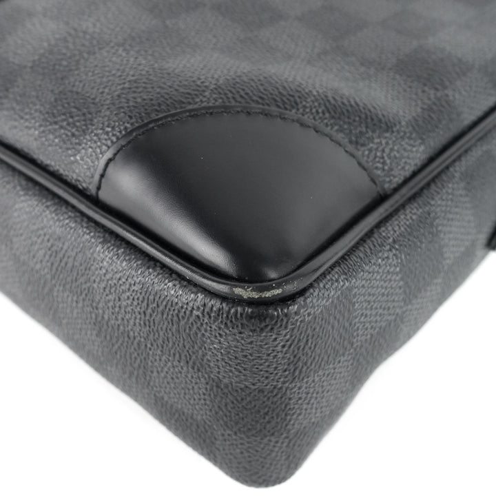 porte-documents voyage gm damier graphite canvas briefcase bag
