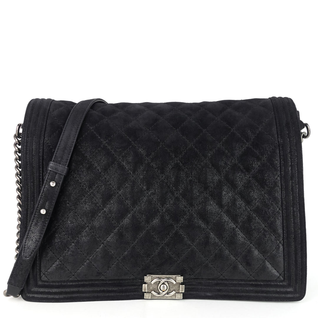 boy xl gentle goatskin leather flap bag