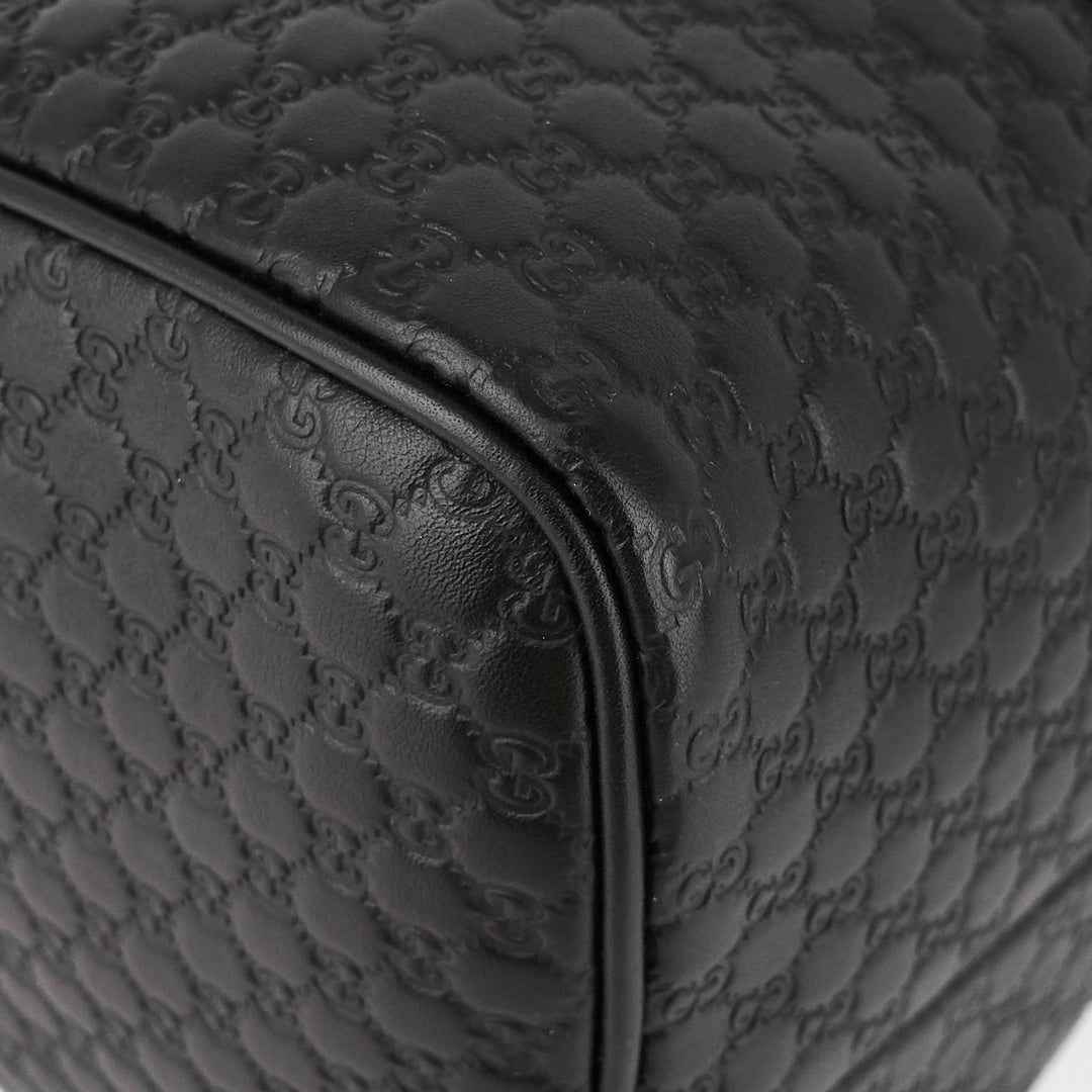 joy medium boston microguccissima leather bag