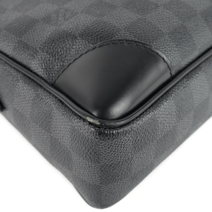 porte-documents voyage gm damier graphite canvas briefcase bag