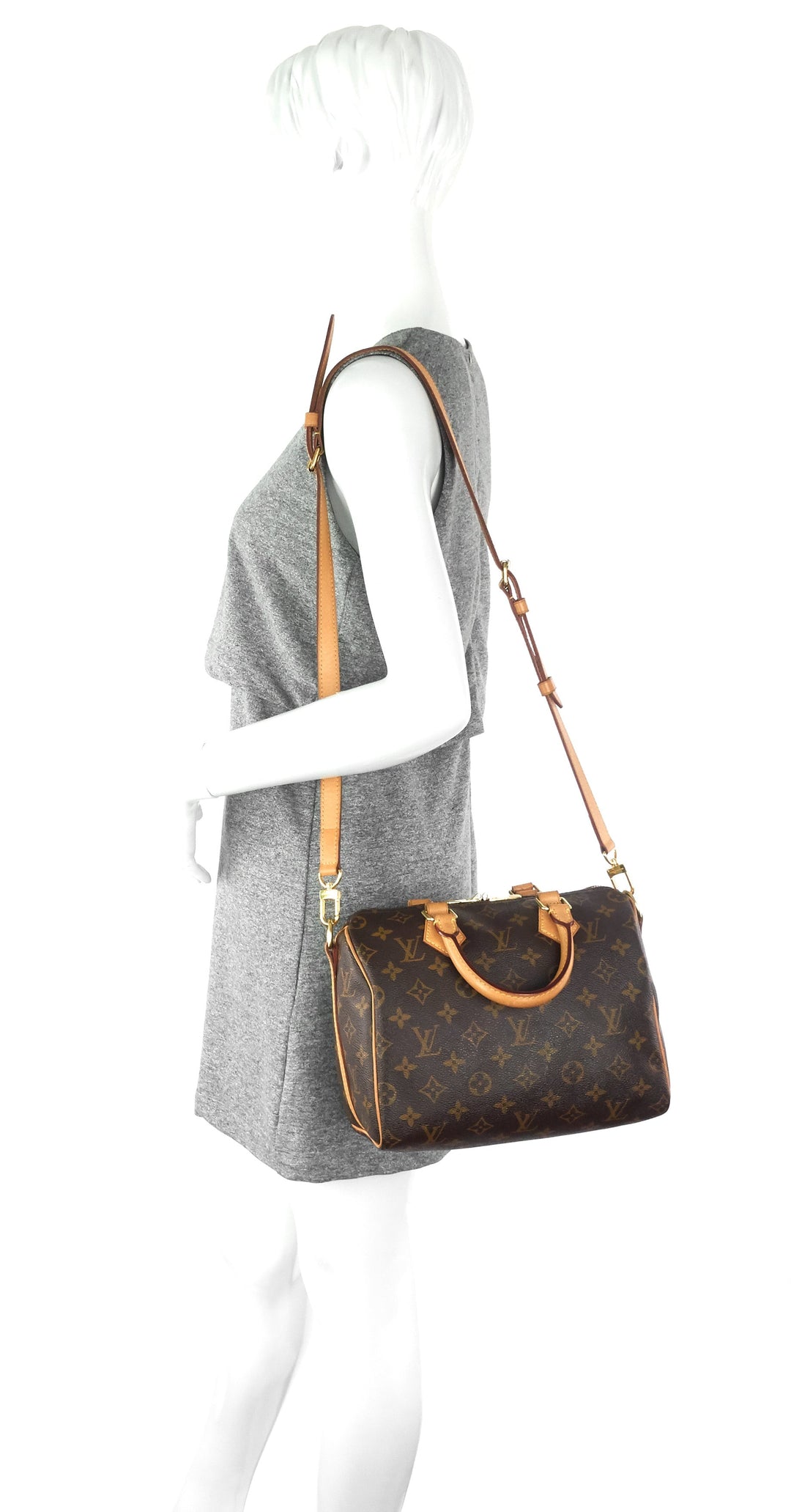 speedy bandoulière 25 monogram canvas bag