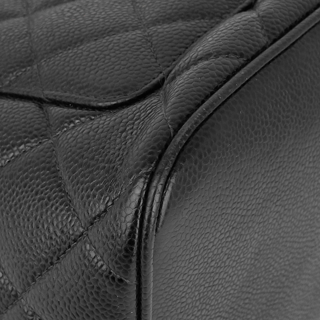 medallion caviar leather tote bag