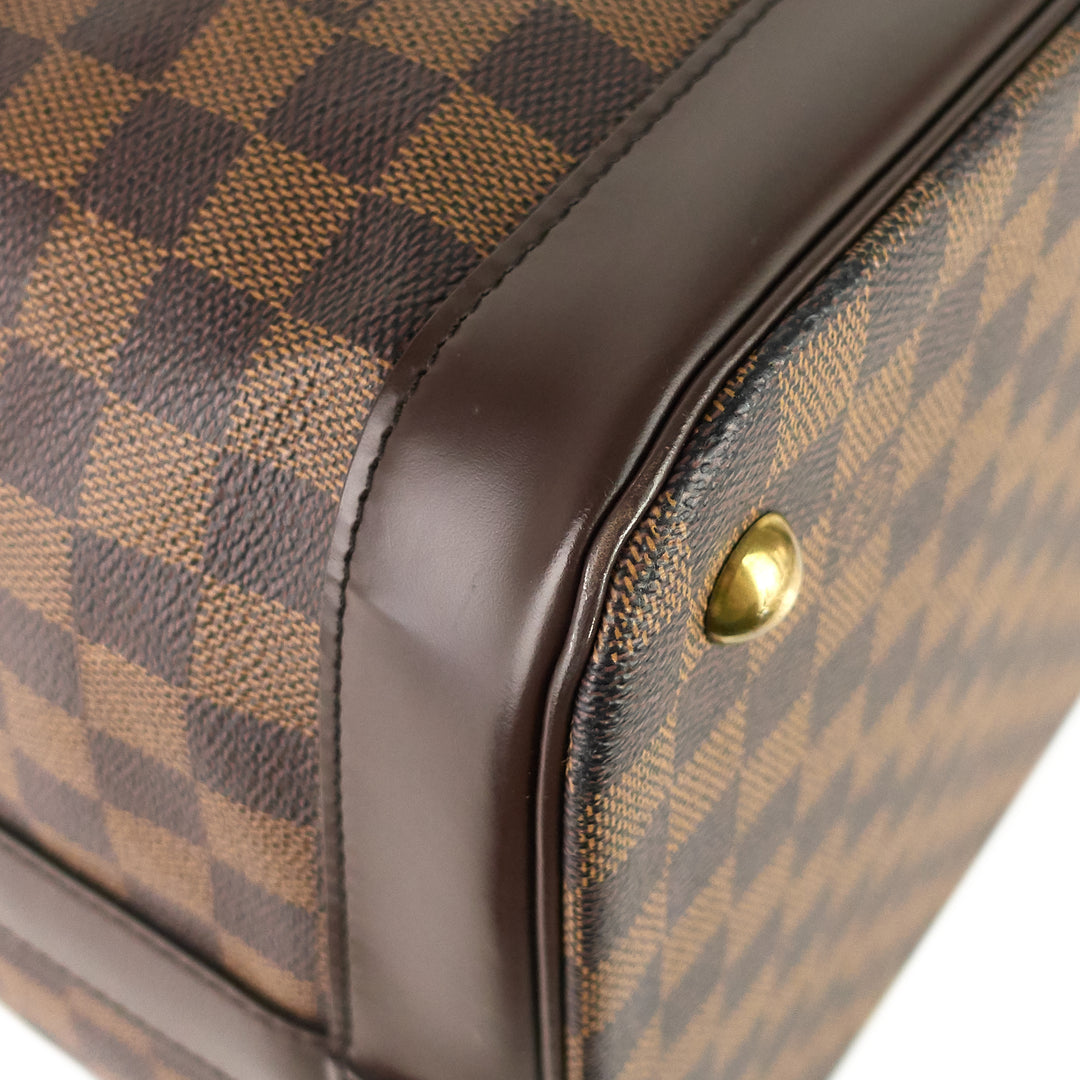 grimaud damier ebene canvas weekender bag