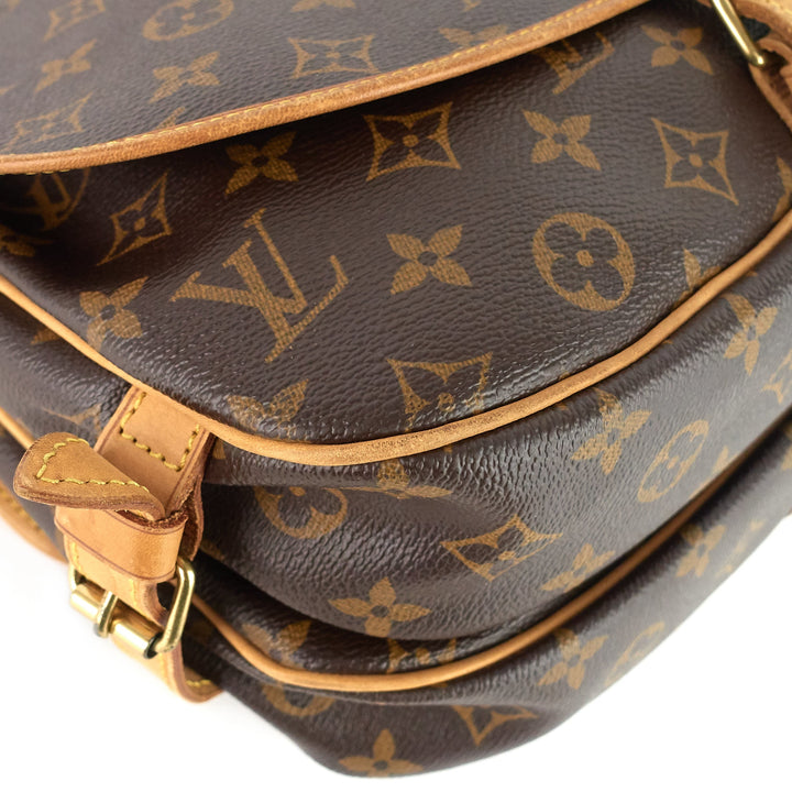 saumur 30 monogram canvas bag