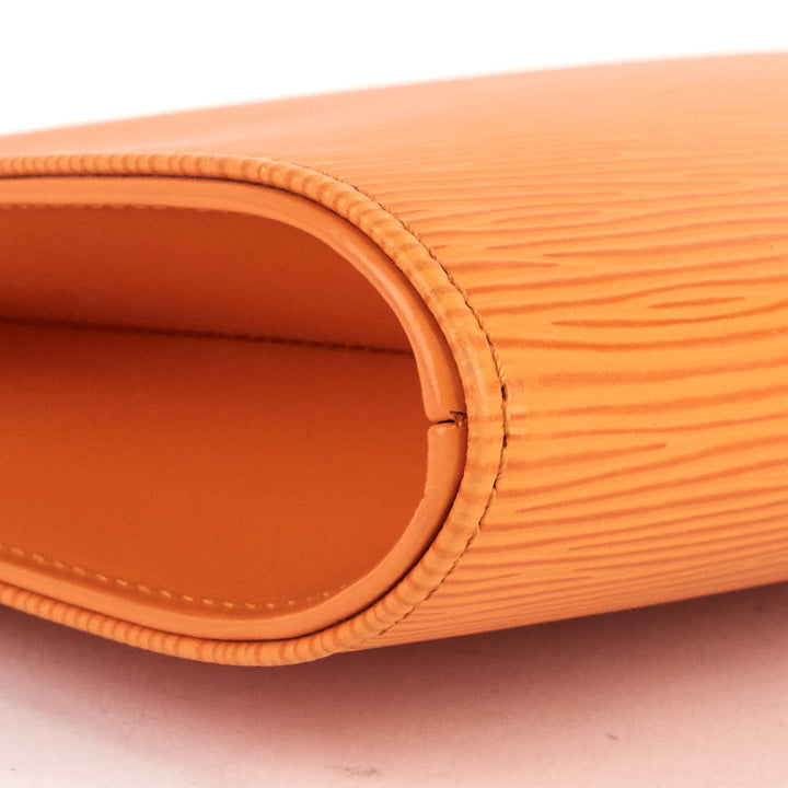 saint tropez orange epi leather bag