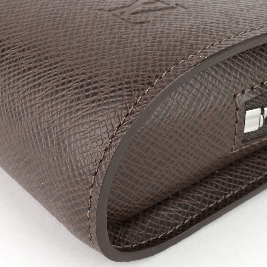 pochette baikal grizzli taiga leather bag