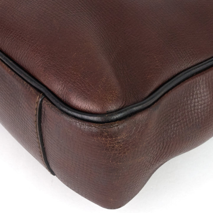 utah huron leather work bag