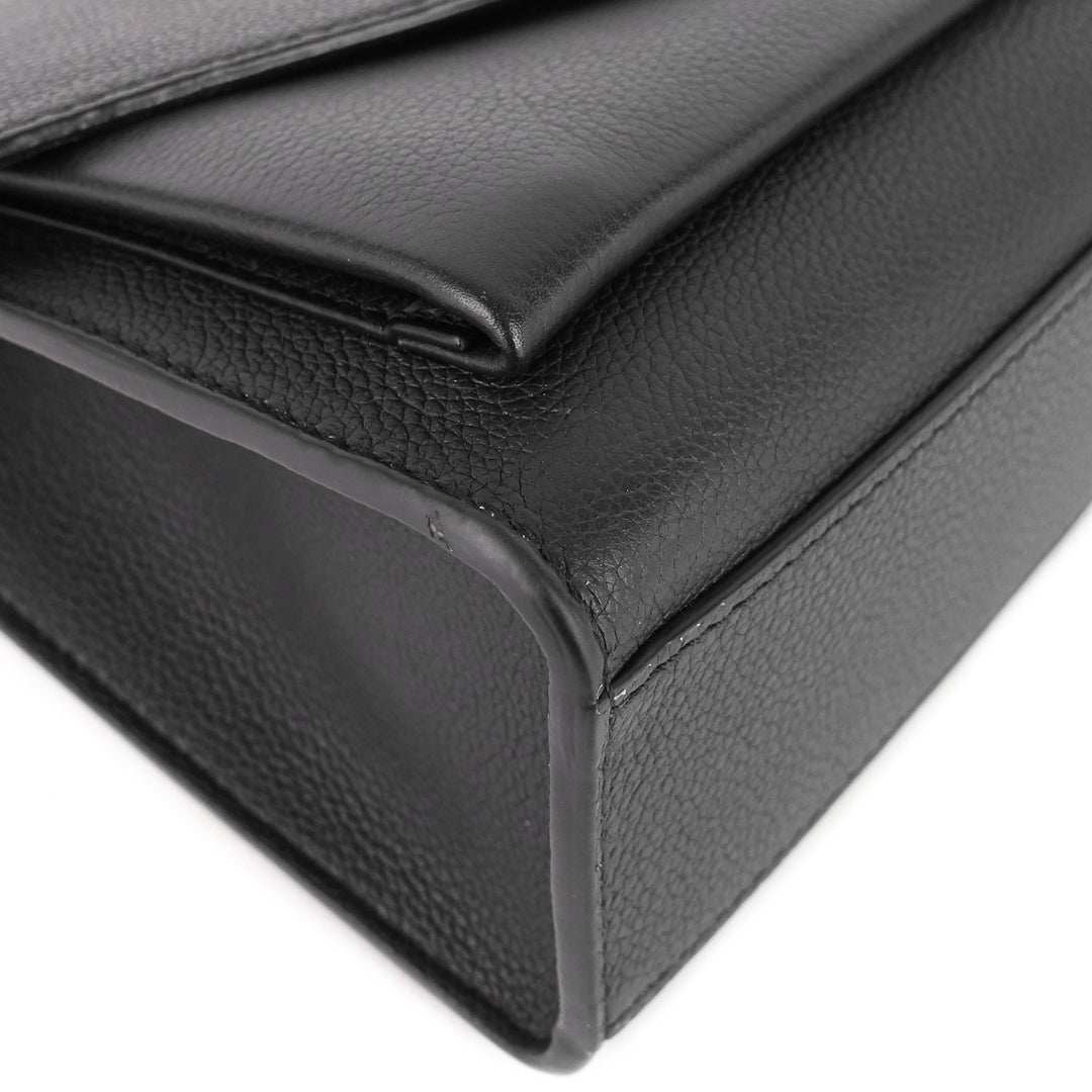 mylockme calfskin leather chain shoulder bag