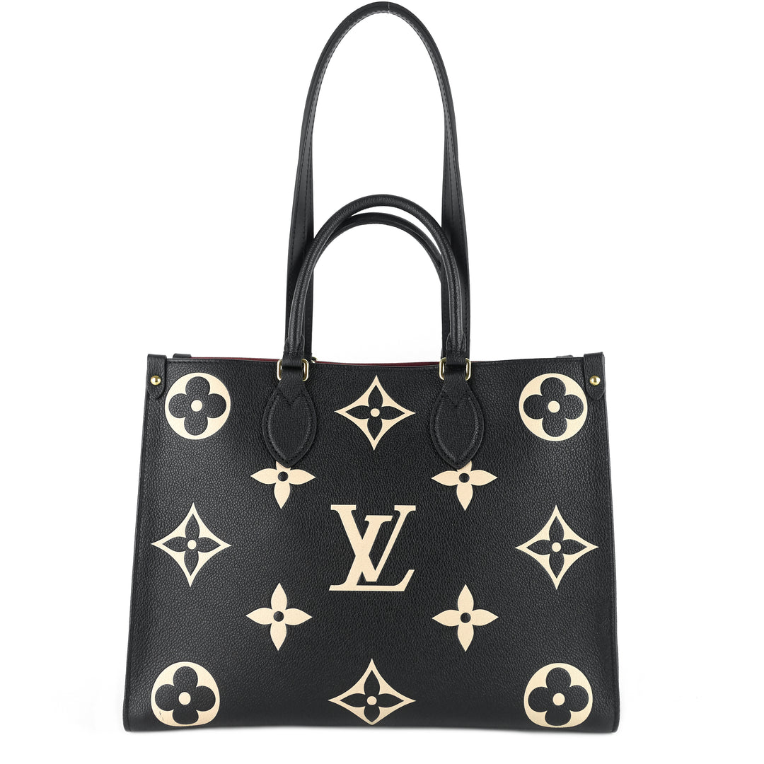 Louis Vuitton LV x YK Neverfull mm Black/White Monogram Empreinte