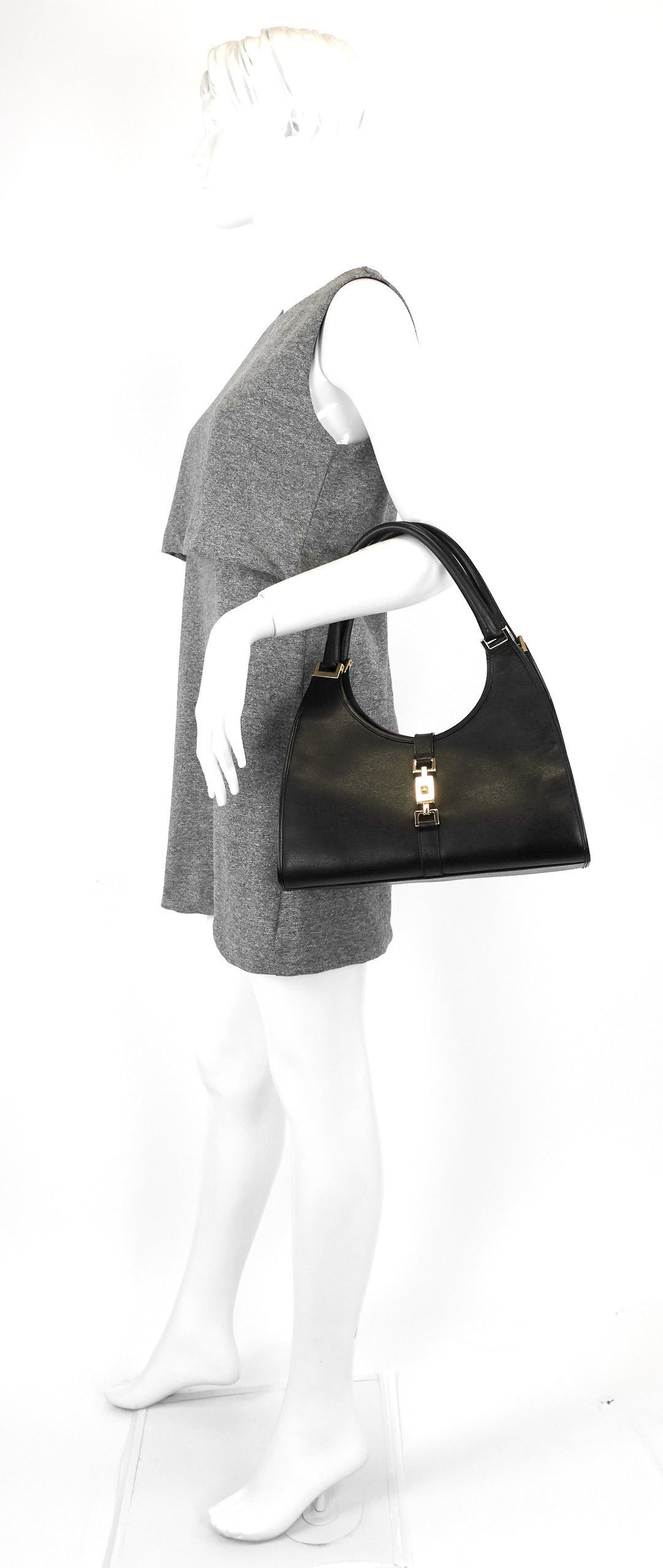 jackie small leather hobo bag