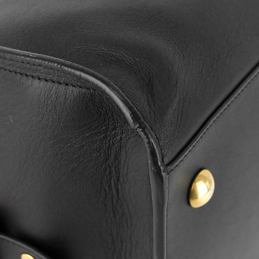 cabas classique y leather handbag