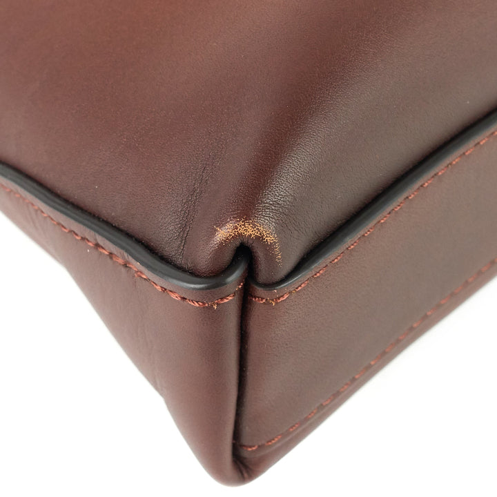 armand ombre calfskin leather briefcase bag