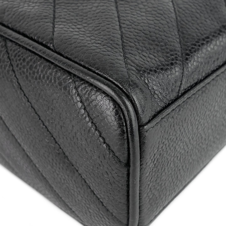 quilted caviar leather cc camera bag