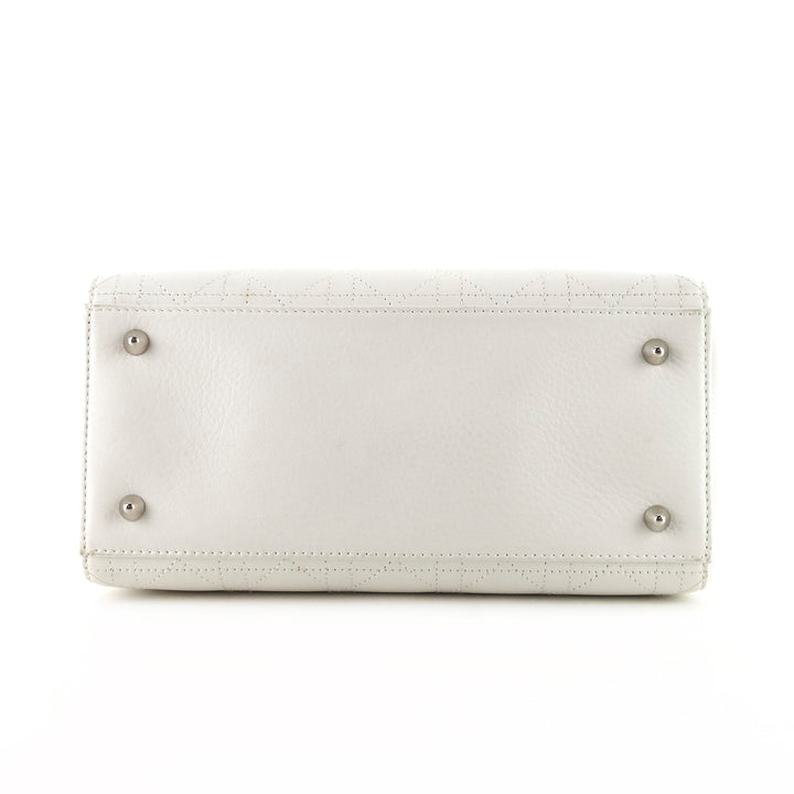 lady dior medium lambskin handbag with strap