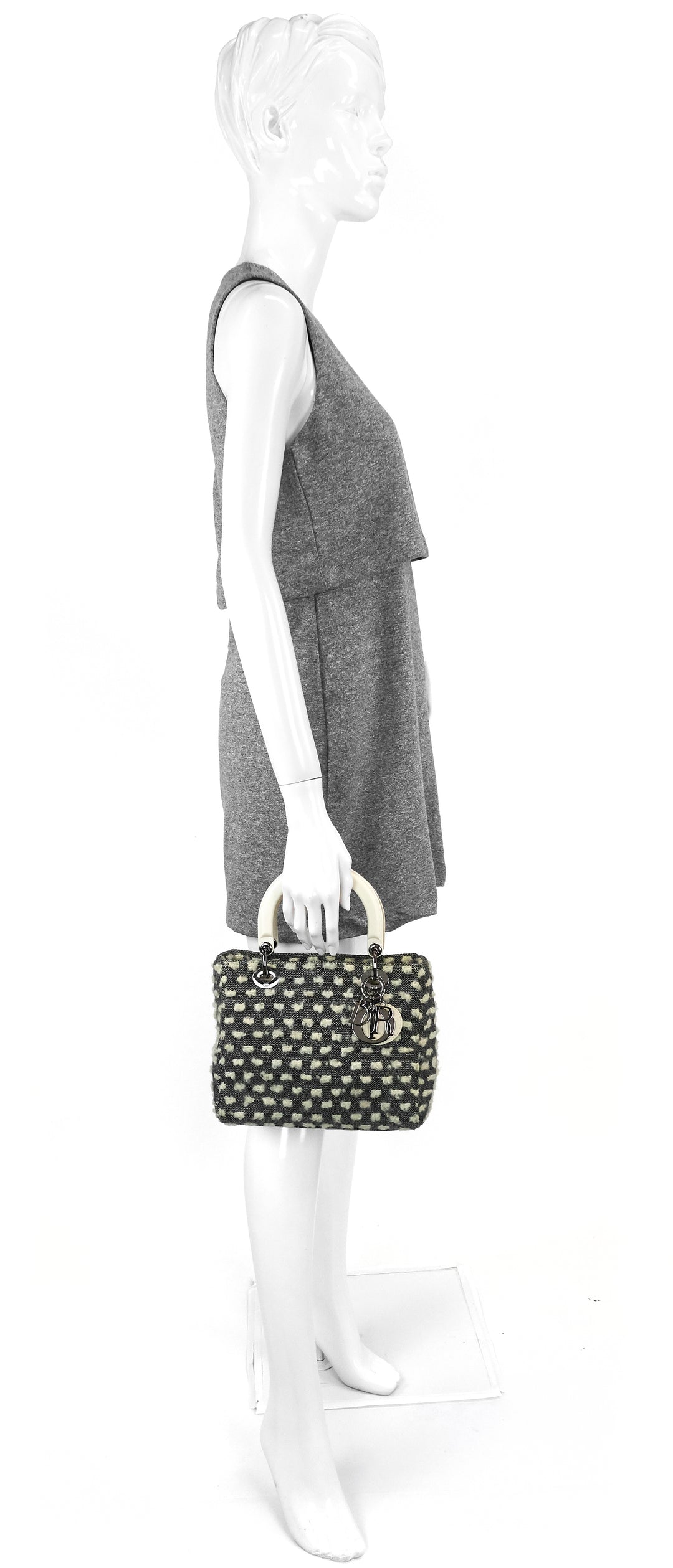 lady dior tweed handbag