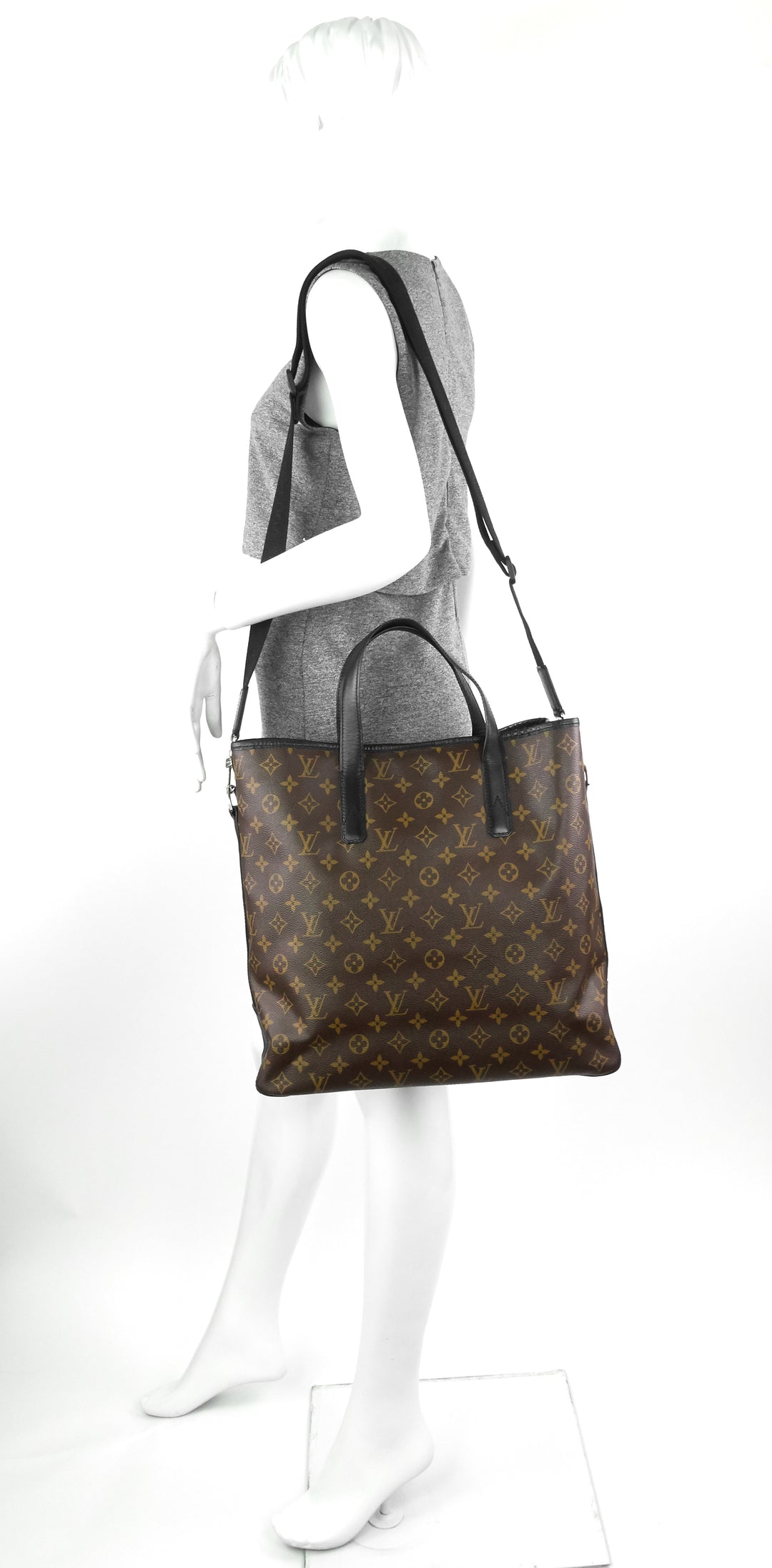 Louis Vuitton Brown Monogram Macassar Davis Tote Bag