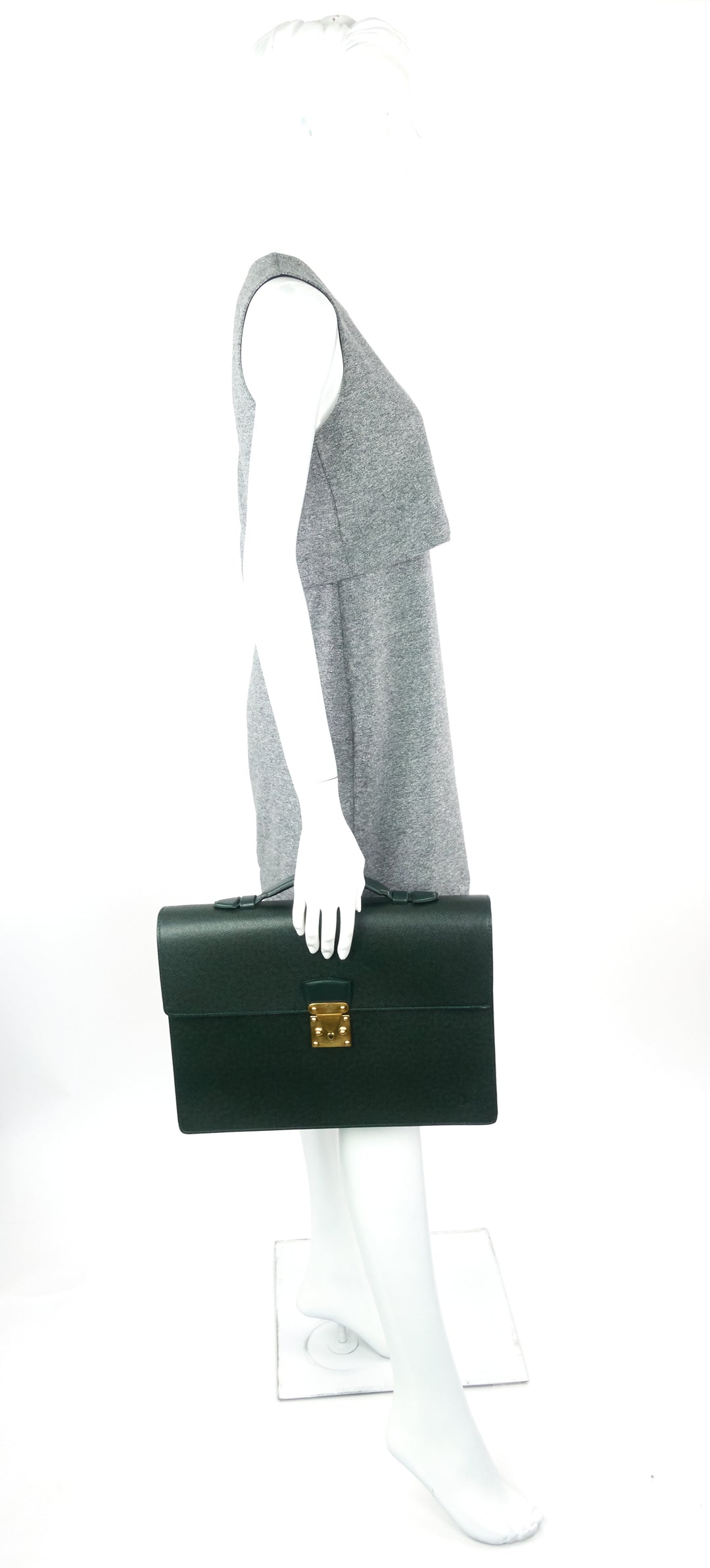 serviette kourad taiga leather briefcase bag