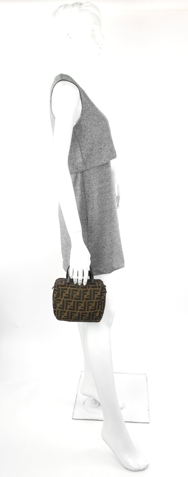 mini double strap tobacco zucca canvas bag