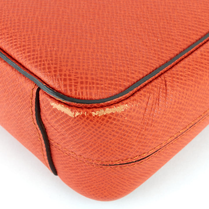 roman pm nm taiga leather messenger bag