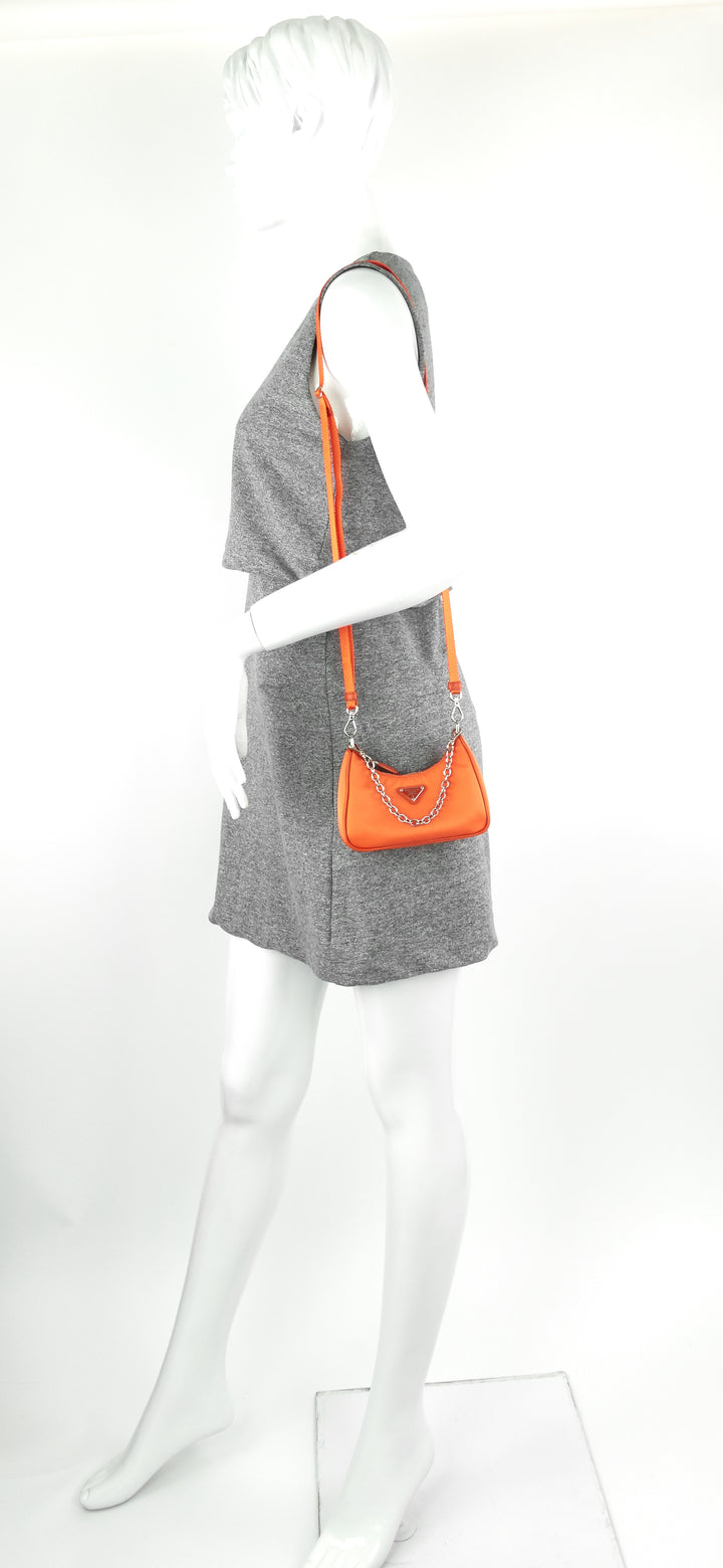 re-edition micro nylon bag