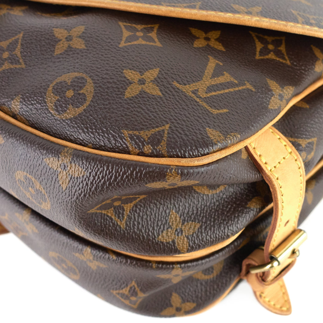 saumur 30 monogram canvas bag
