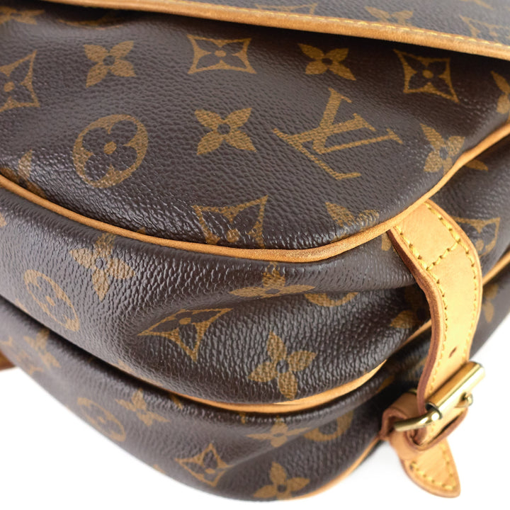 saumur 30 monogram canvas bag