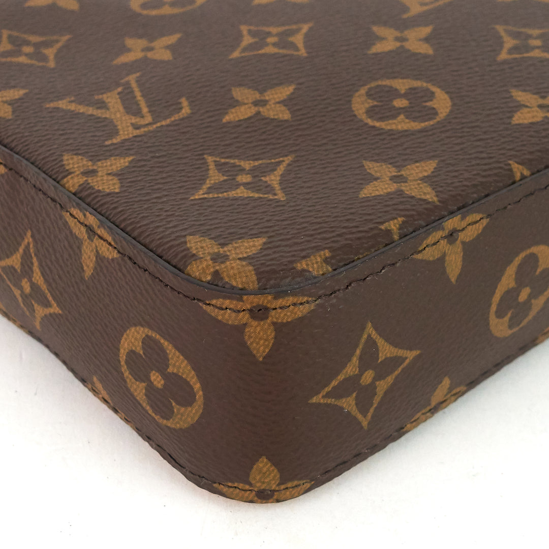 monogram canvas soft trunk pouch bag