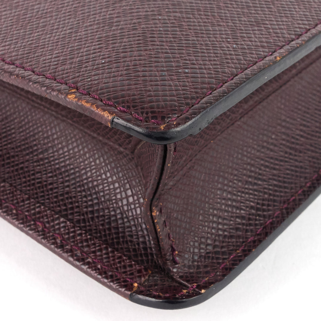 serviette kourad taiga leather briefcase bag