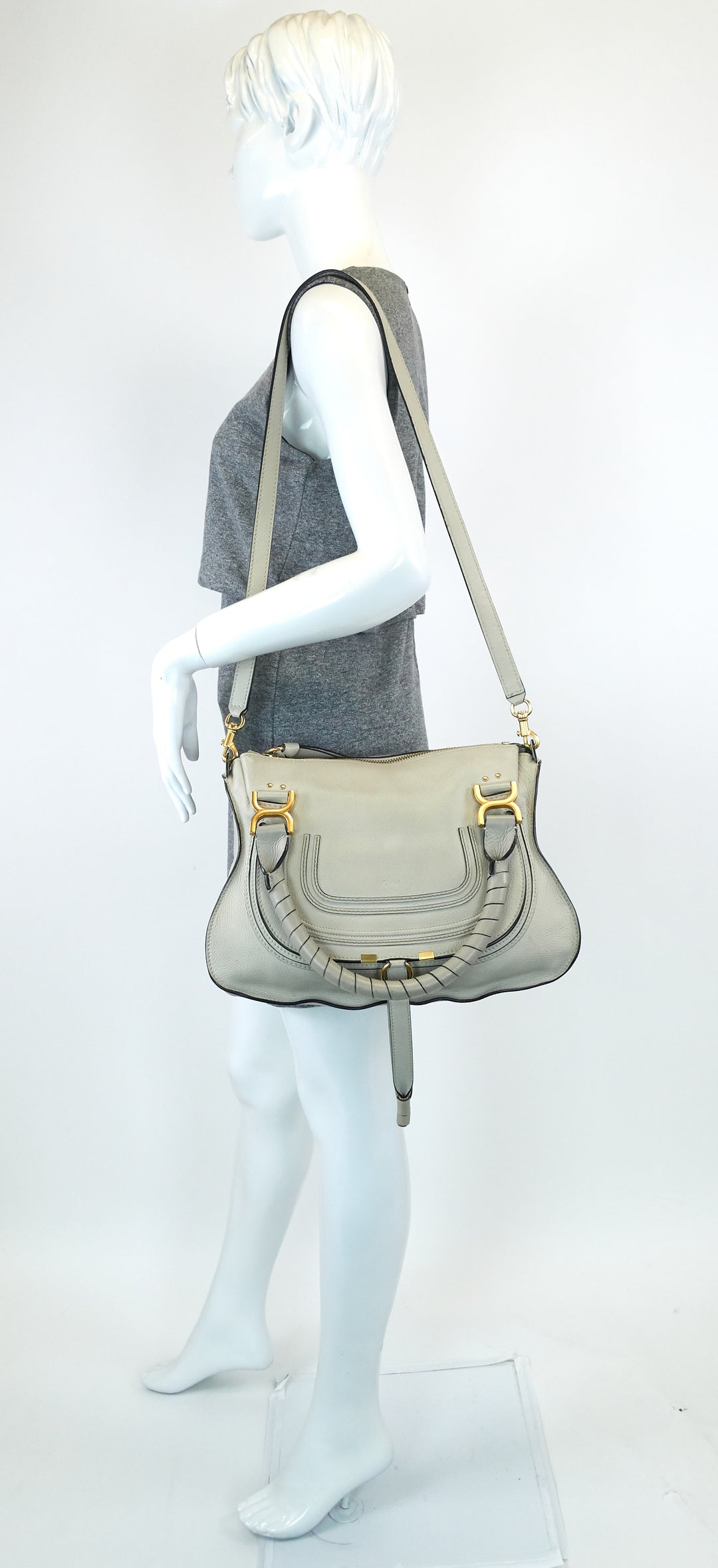 marcie medium calfskin satchel bag