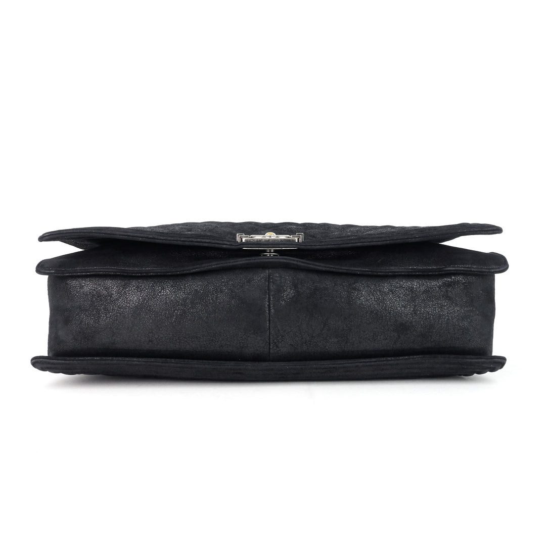 boy xl gentle goatskin leather flap bag