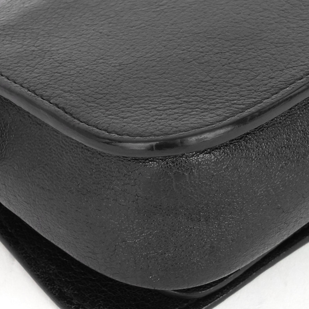 charlotte toy lambskin leather messenger bag