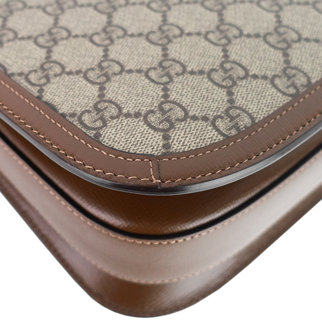 horsebit 1955 gg supreme canvas shoulder bag