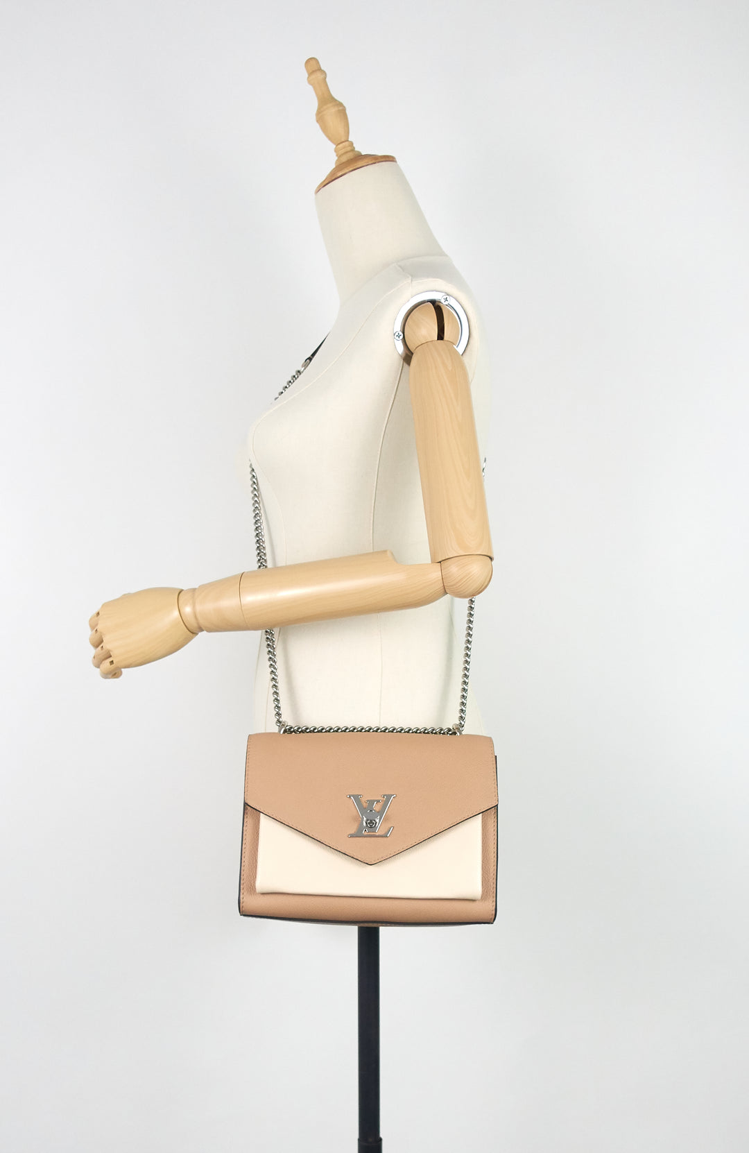 mylockme bb calfskin leather chain shoulder bag