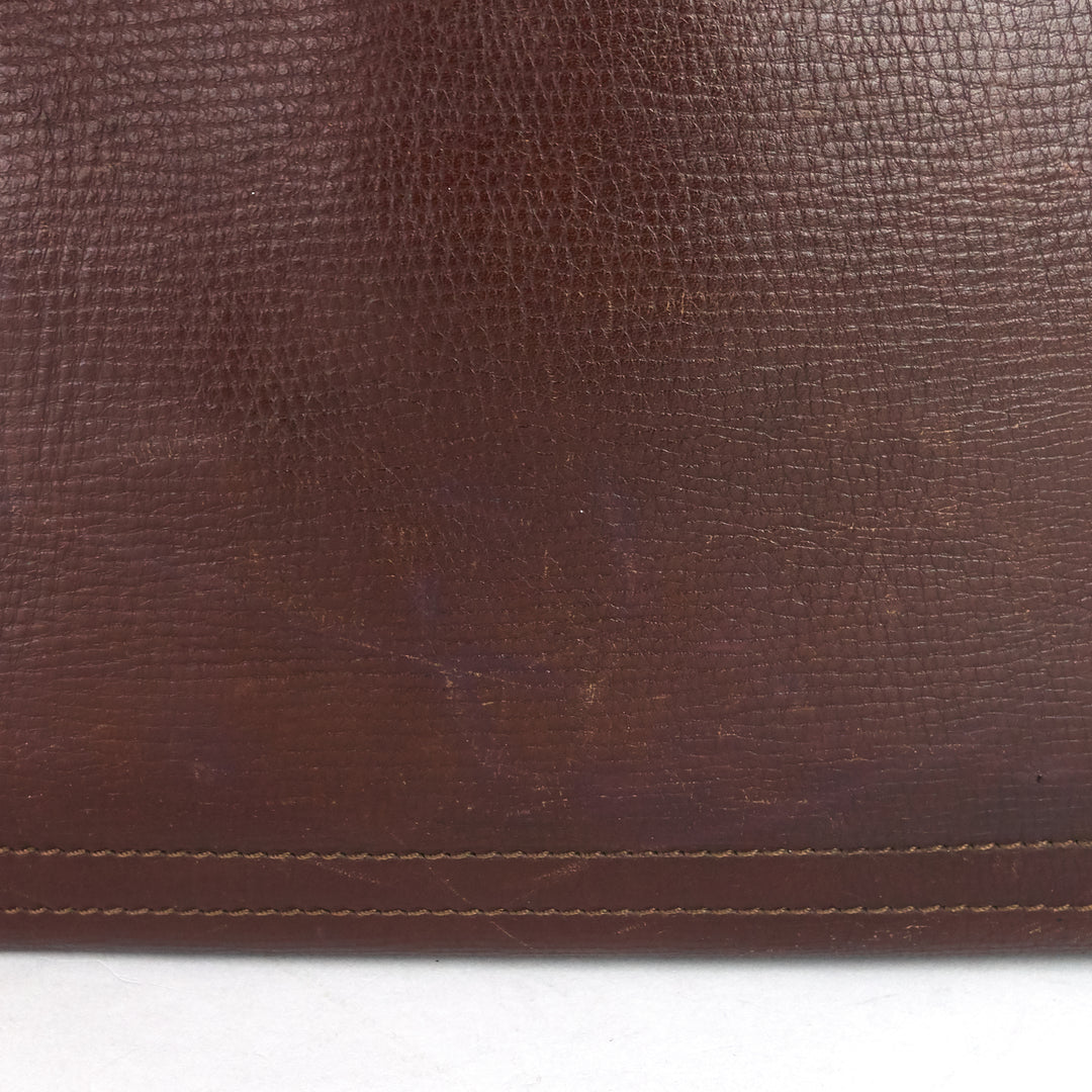 utah huron leather work bag