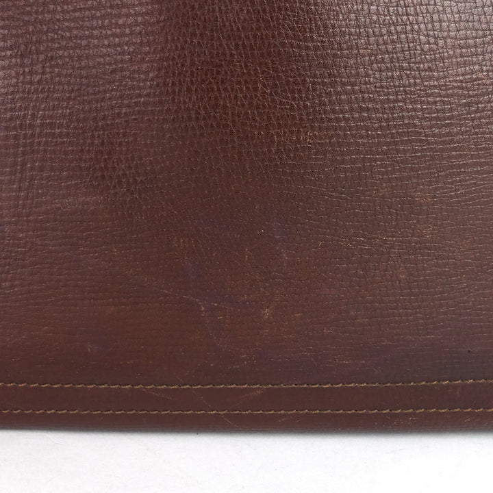 utah huron leather work bag