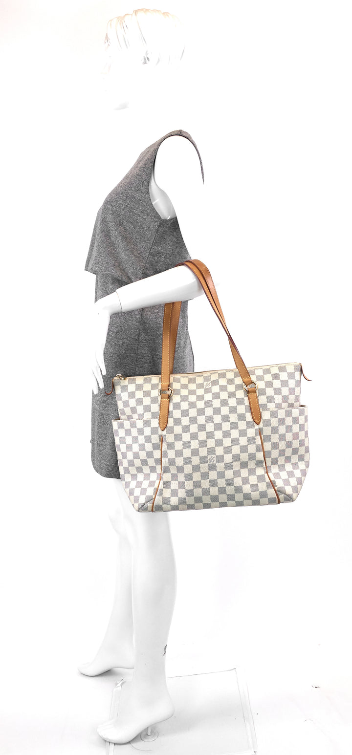 totally mm damier azur canvas bag